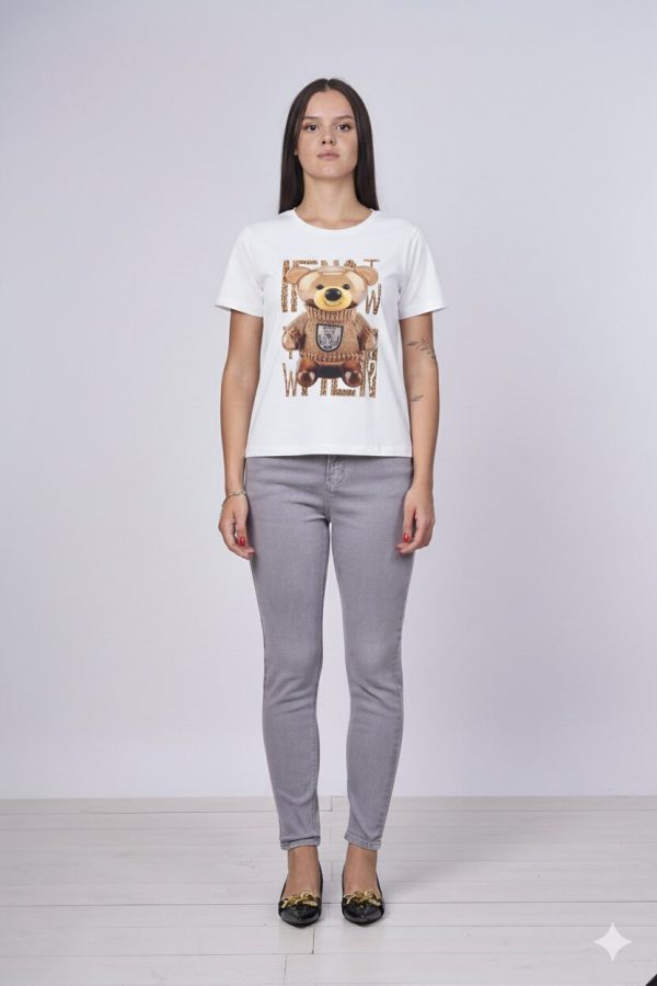 t Shirt Orso Lupetto Pdk t Shirt Donna 52213 002568BIA_1jpg t Shirt Orso Lupetto Pdk t Shirt Donna 52213