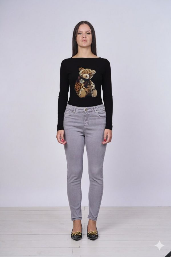 T Shirt Manica Lunga Orsetto