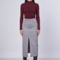 Maglia Mezzo Collo In Lana e Bamboo