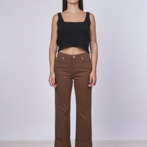 Jeans Mocha Risvolto