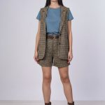 Gilet Lungo Quadro