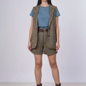 Gilet Lungo Quadro