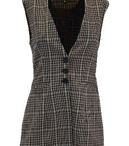 Gilet Lungo Quadro