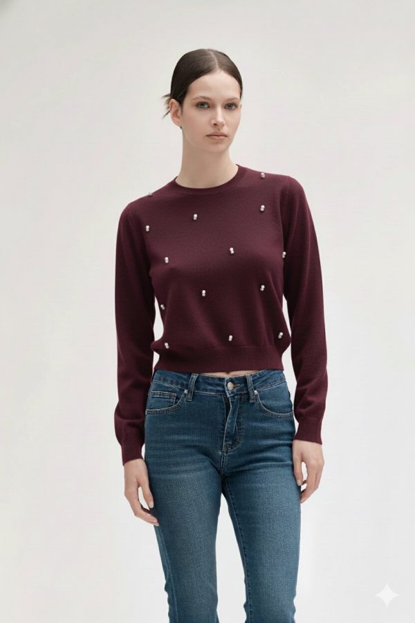 Maglia Perle e Strass