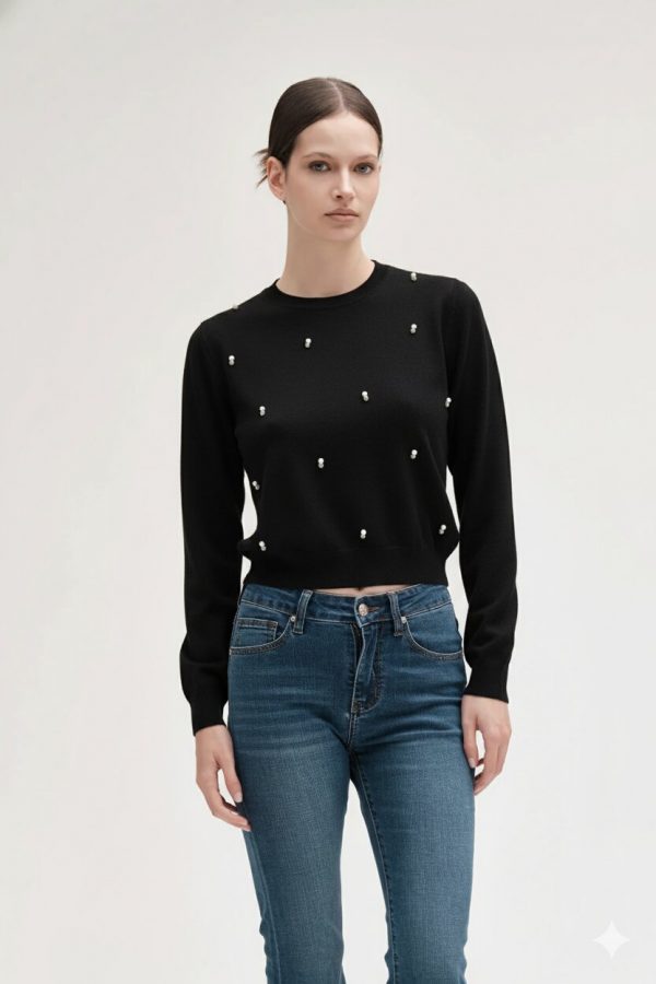 Maglia Perle e Strass
