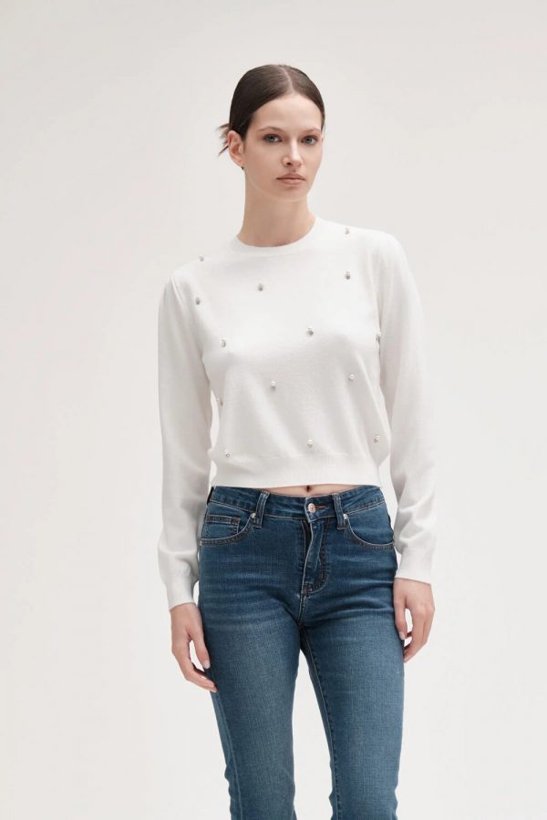 Maglia Perle e Strass