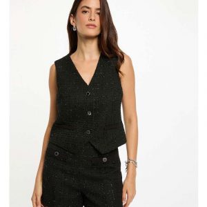 Shorts Effetto Tweed