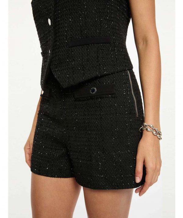 Shorts Effetto Tweed