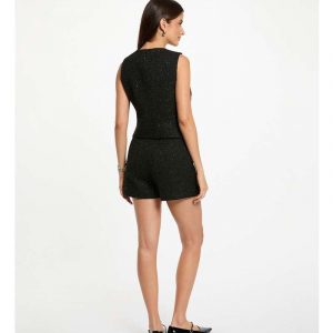 Shorts Effetto Tweed