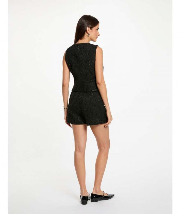 Shorts Effetto Tweed
