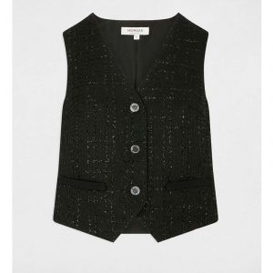 Gilet Effetto Tweed