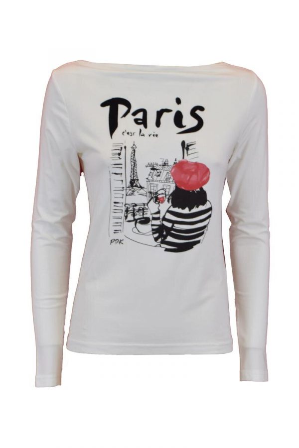 T Shirt Manica Lunga Paris