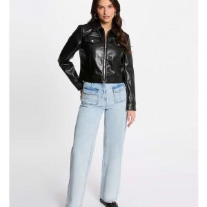 Giacca Corta In Ecopelle