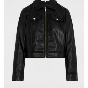 Giacca Corta In Ecopelle