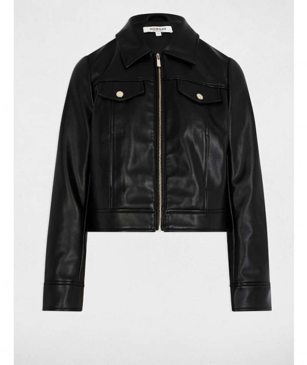 Giacca Corta In Ecopelle