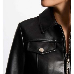 Giacca Corta In Ecopelle