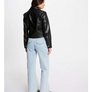 Giacca Corta In Ecopelle