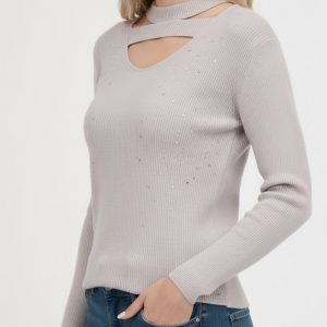 Scollo Incrocio Strass Coste