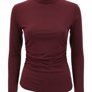 Maglia Mezzo Collo In Lana e Bamboo