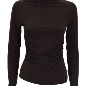 Maglia Mezzo Collo In Lana e Bamboo