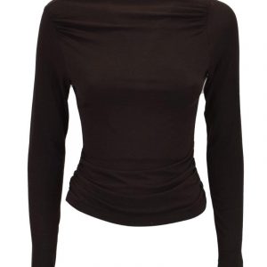 Maglia Scolla Barca In Lana e Bamboo