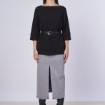 Maglia Punto Milano Con Cinta