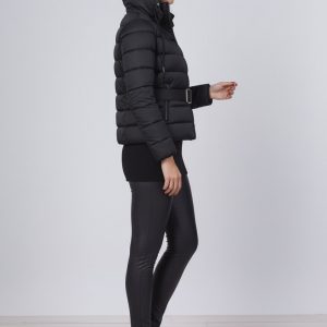 Piumino Corto Con Cappuccio