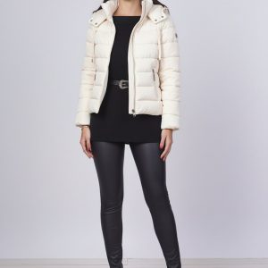 Piumino Corto Con Cappuccio