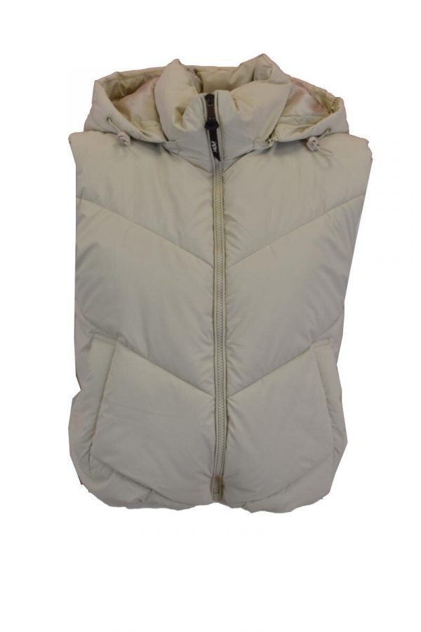 Piumino Smanicato Cappuccio