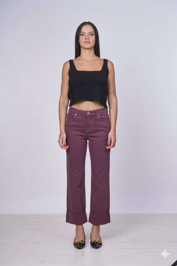 Jeans Mocha Risvolto