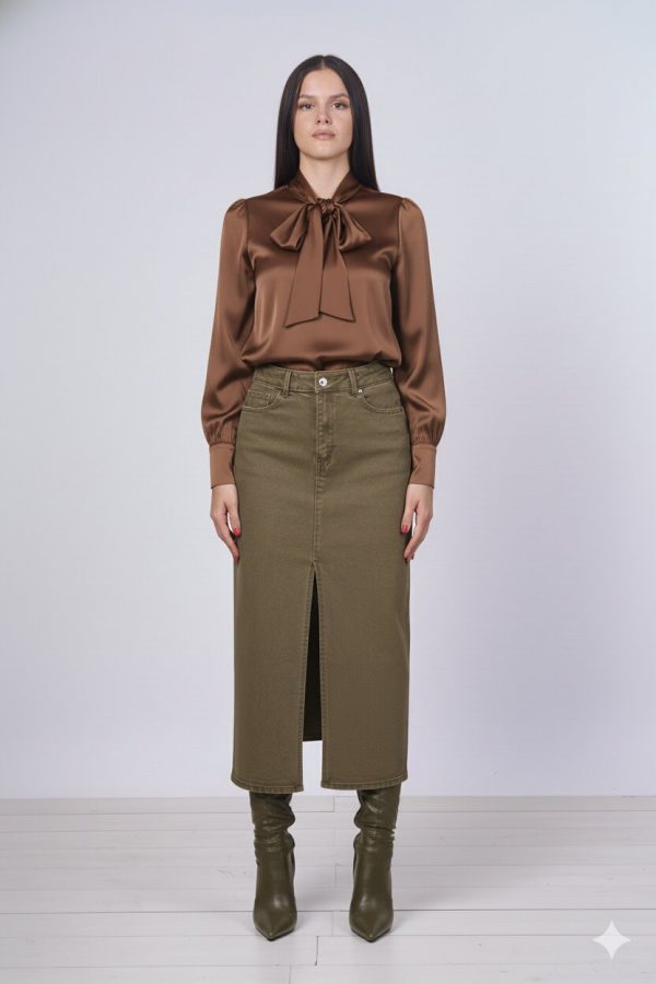 Camicia Raso e Viscosa 002682MOK_1jpg Camicia Raso e Viscosa