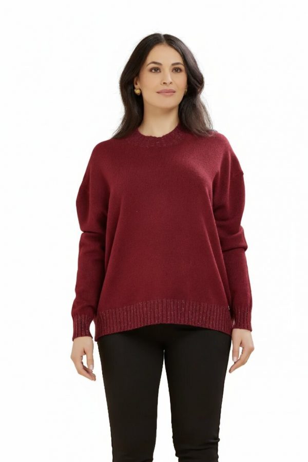 Paricollo Con Rib Viscosa Lurex