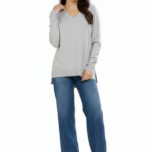 Scollo a v Over Con Spacchetti Viscosa